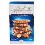 Lindt Les Grandes Hazelnuts Milk Chocolate Bar Imported